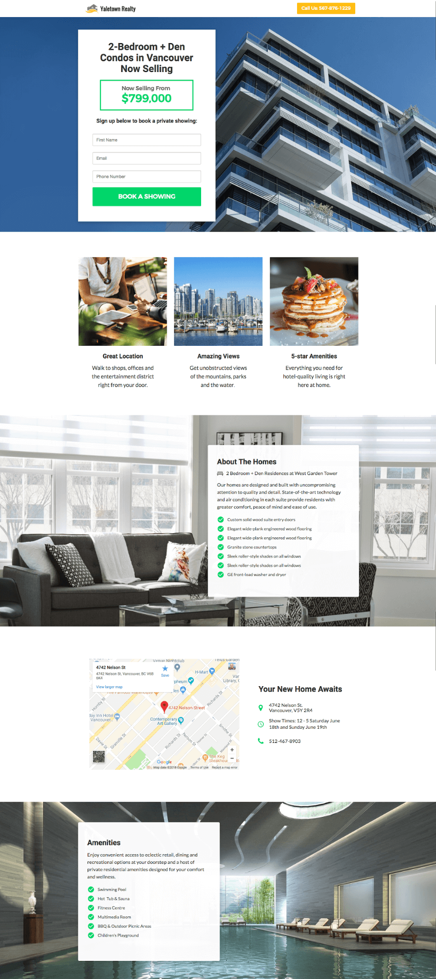 landing pages for real estate