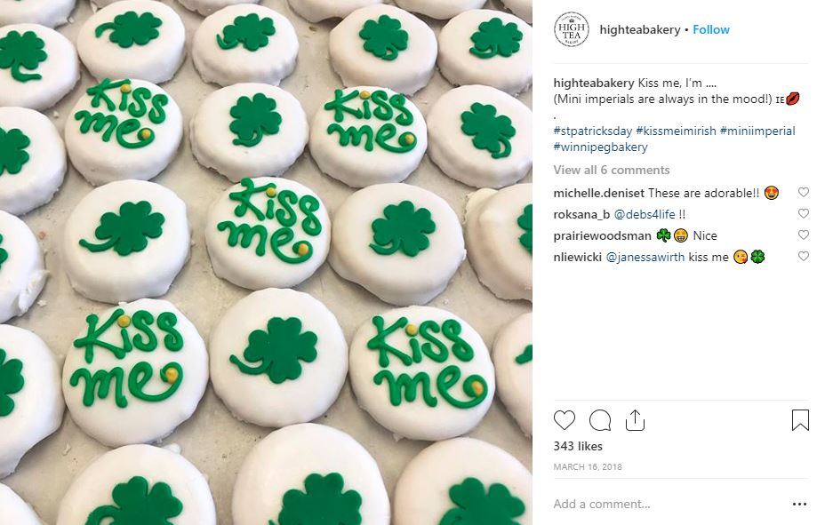 St. Patricks Day social media