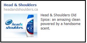 Head & Shoulders Facebook ad