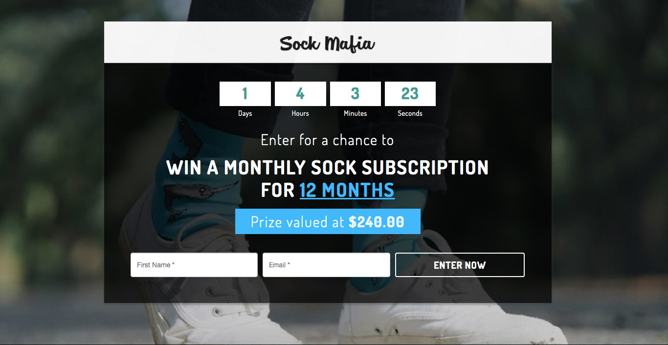 sock company contest