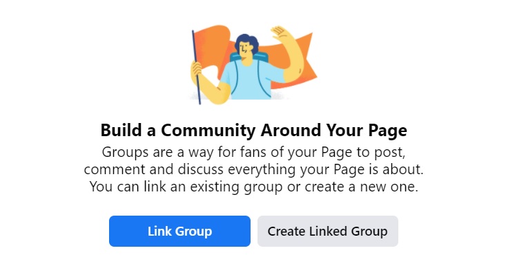 How To Link a Group to Page