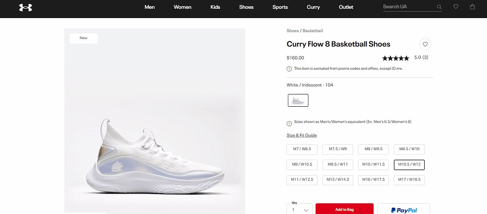 Curry Flow 8 360-Degree Product Image