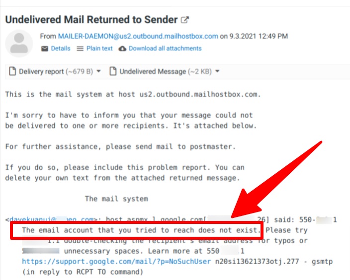 Email Address Invalid