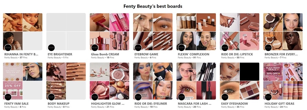 Fenty Beauty's Best Boards