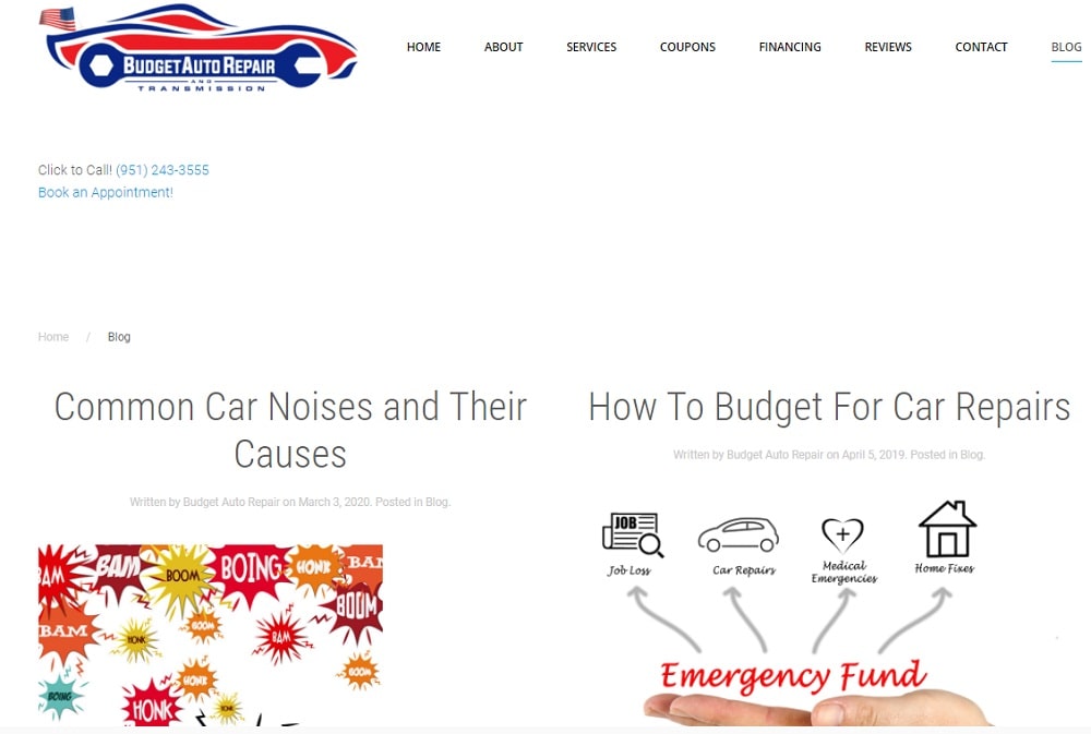 Budget Auto Repair Blog