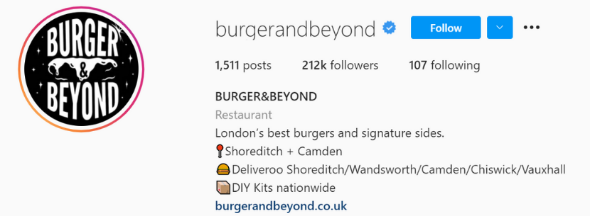 Burger&Beyond Instagram