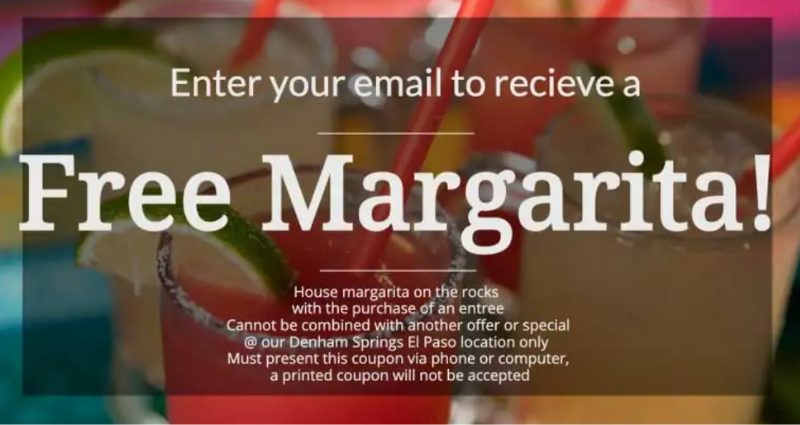Free margarita contest