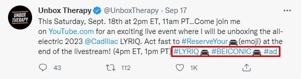 Unbox Therapy Hashtags