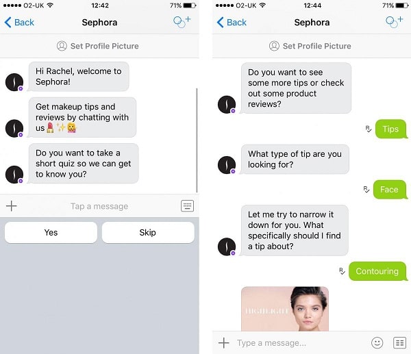 Sephora Chat Bot