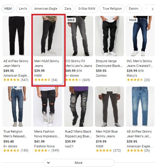 Skinny Jeans Search Results