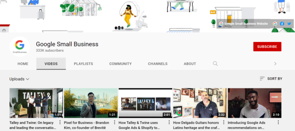Google Small Business YouTube