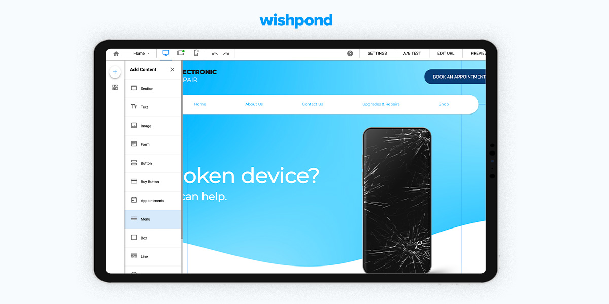 Wishpond Website Builder