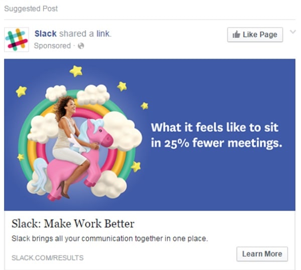 Slack Simple Ad