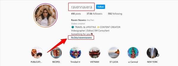 ravennaverea Instagram profile
