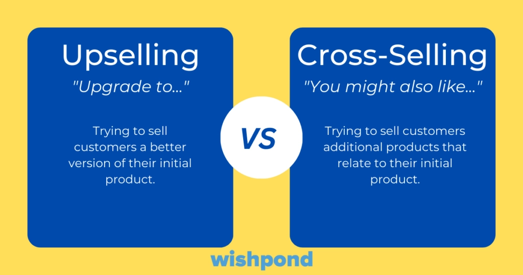 upselling vs cross-selling