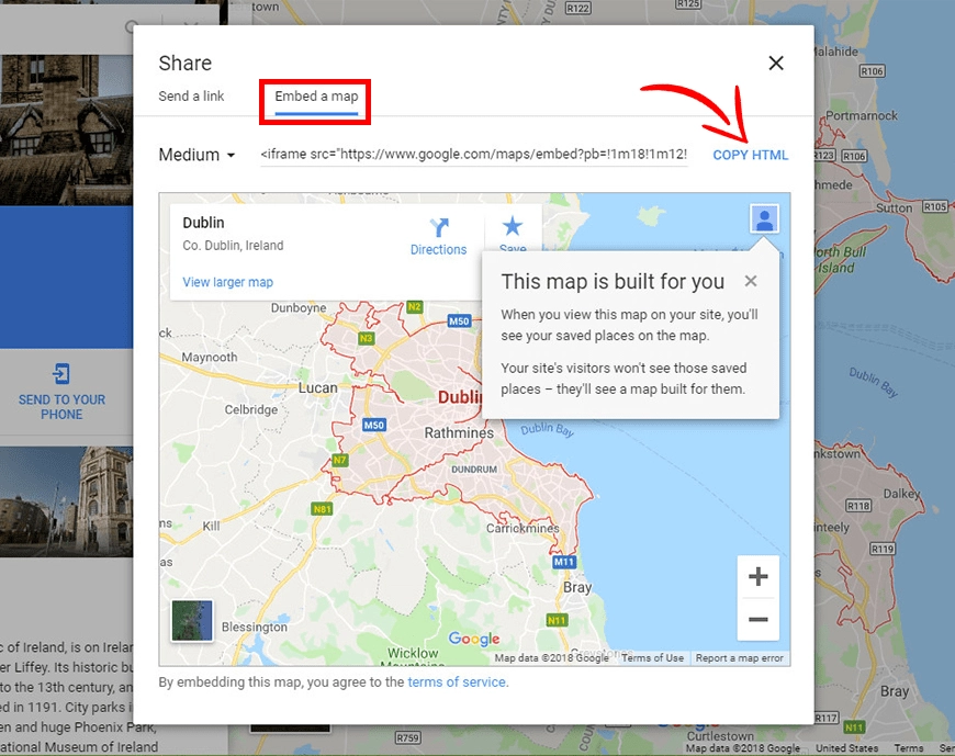 Embed a Google Map